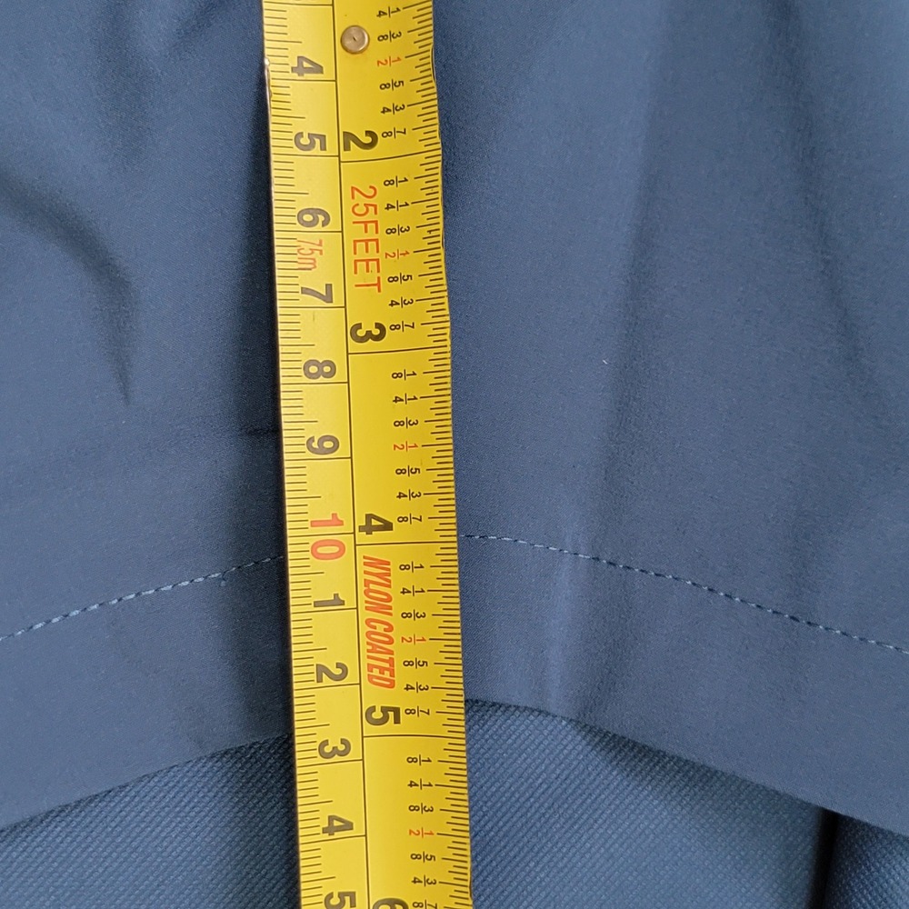 NEW Mizzen+Main Helmsman Slim Fit Blue Performance Shorts 1BO-1758 Mens LG 5" - Picture 8 of 8